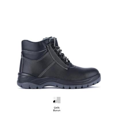 Mekap 023 S2 Deri Çelik Burunlu İş Botu